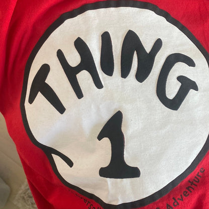 red Dr Seuss Thing 1 T Shirt