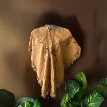 First Nations Deerskin Poncho 
