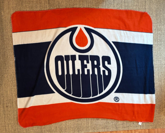 Edmonton Oilers Fleece Stadium Blanket