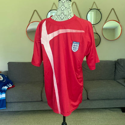 red England Soccer Jersey