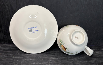 Eva Zeisel Hallcraft Pinecone Tea Cup and Saucer