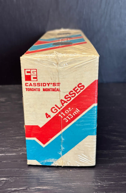 Factory Sealed Cassidys Playing Card Drink Glass Set