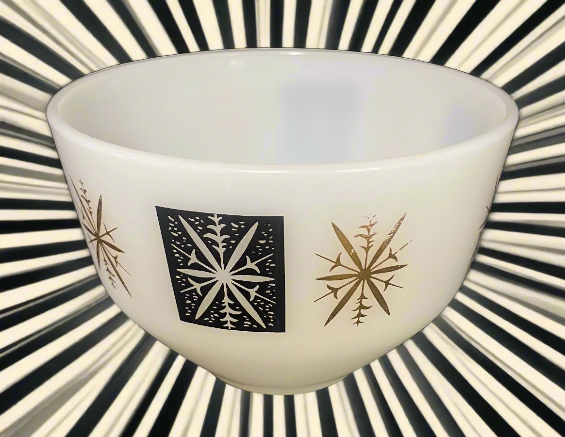 Federal Glass 1950s Atomic Age Starburst 6.5 Inch Mixing Bowl - HLJ at HomeFederal Glass 1950s Atomic Age Starburst 6.5 Inch Mixing BowlMixing BowlFederal Glass