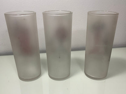 Federal Glass 1950s Gay 90s Frosted Highball Glasses