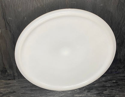 Federal Glass Gold Turquoise 9 Inch Casserole Serving Bowl
