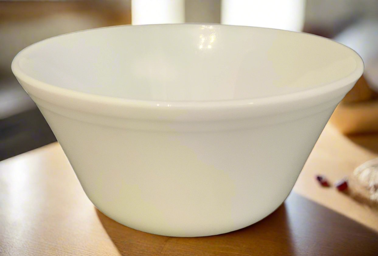 Federal Glass White 8 Inch Mixing Bowl - HLJ at HomeFederal Glass White 8 Inch Mixing BowlMixing BowlFederal Glass