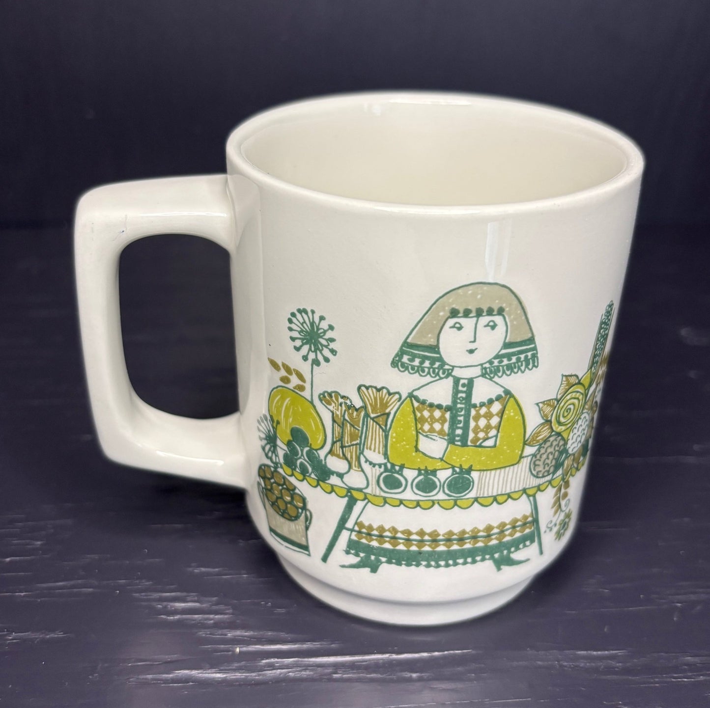 Figgjo Market Pattern Coffee Mug