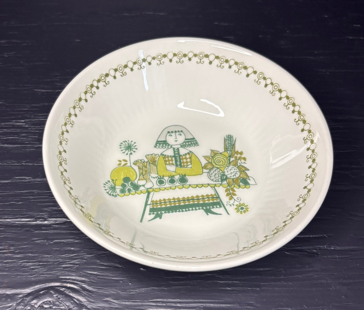 Figgjo Turi Market Pattern Coupe Soup Bowl