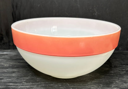 Fire King 9 Inch Pink Colonial Band Mixing Bowl