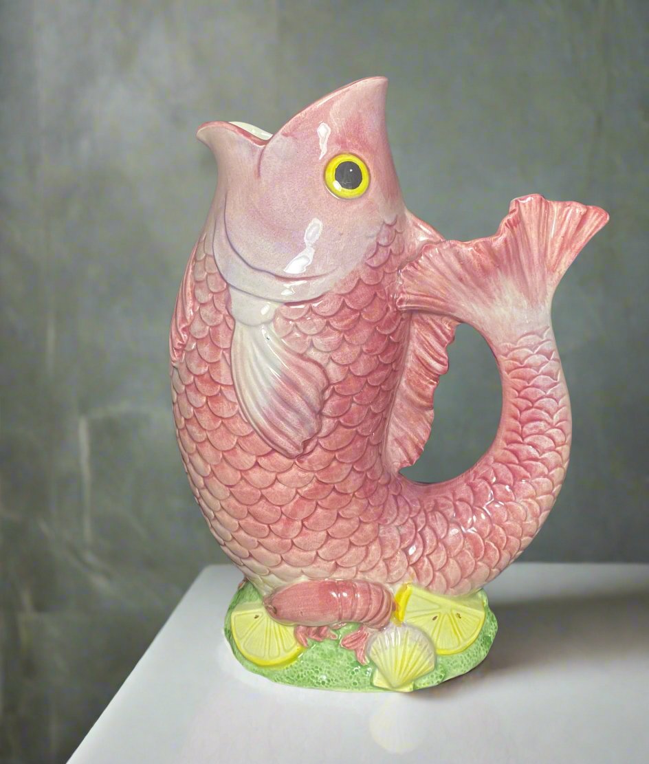 Fitz & Floyd Fish Gurgle Pot Vase - HLJ at HomeFitz & Floyd Fish Gurgle Pot Vaseceramic vaseFitz & Floyd