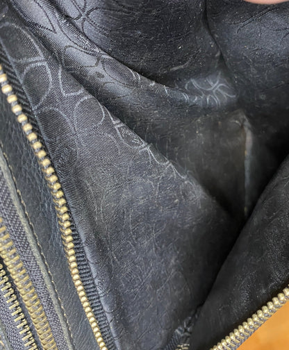 Fossil Black Leather Crossbody Purse