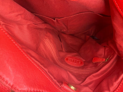 Fossil Erin Crossbody Convertible Red Leather Purse
