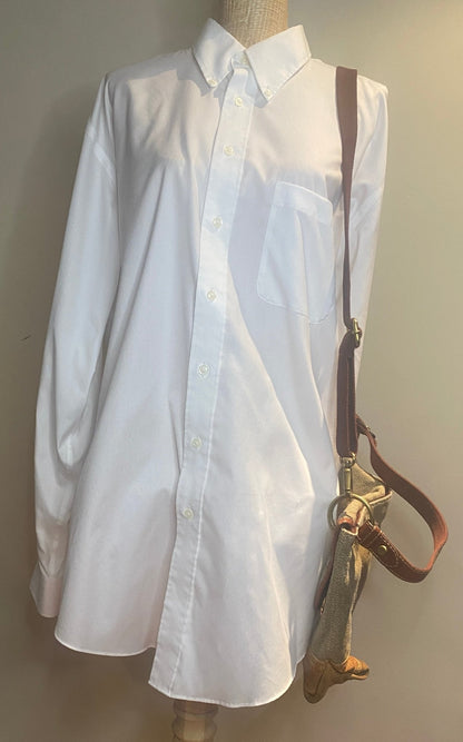 Fossil Long Live Vintage Canvas and Leather Crossbody Purse