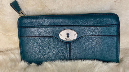 Fossil Maddox Green Women's Wallet