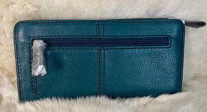 Fossil Maddox Green Women's Wallet