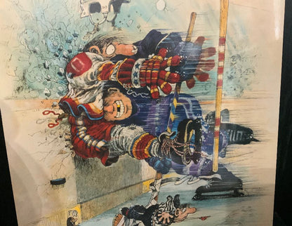 Gary Patterson Lake Placid The Check Hockey Wall Plaque