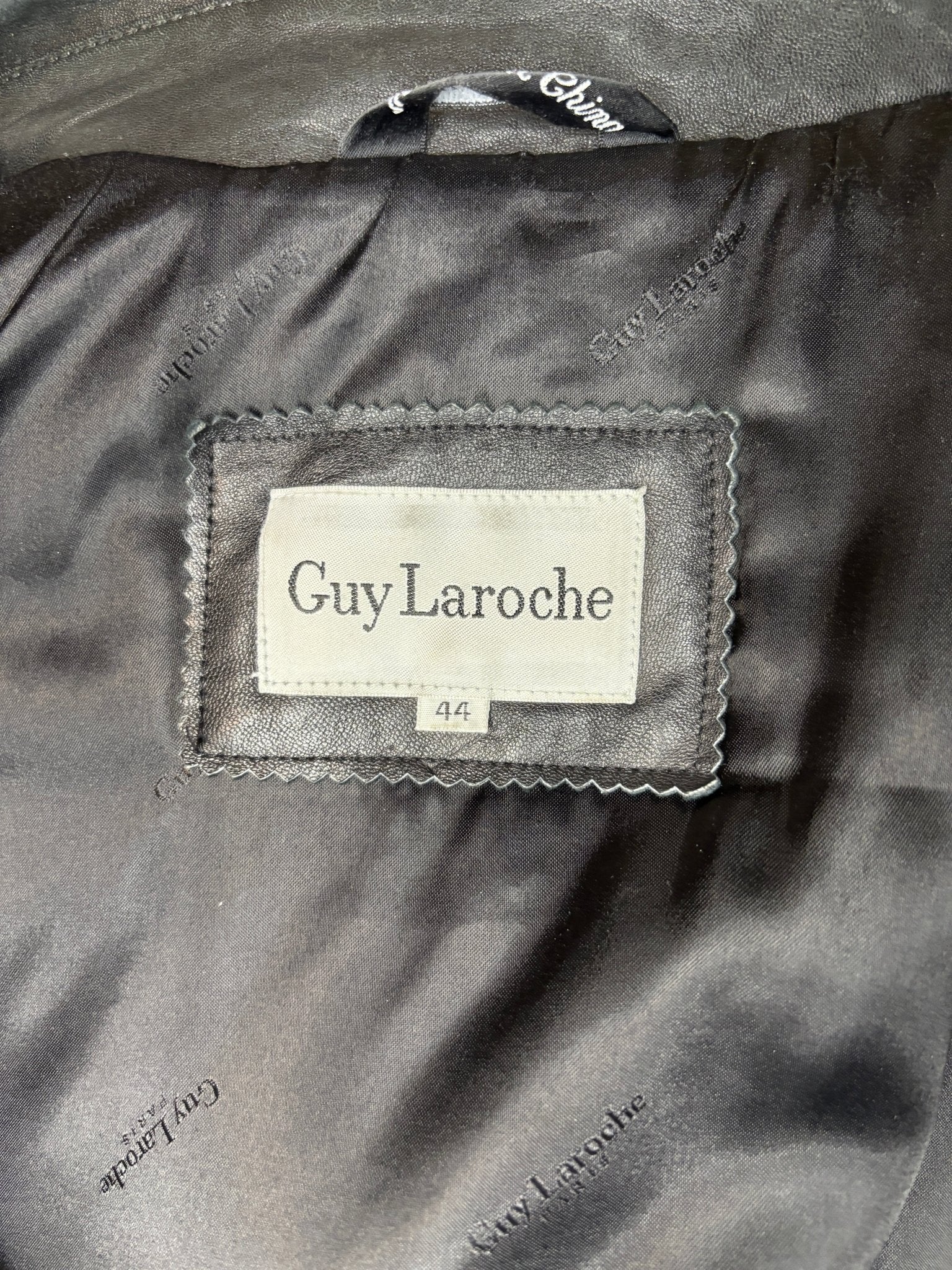 Guy Laroche Mens Black Leather Coat Size 44 - HLJ at HomeGuy Laroche Mens Black Leather Coat Size 44JacketGuy Laroche