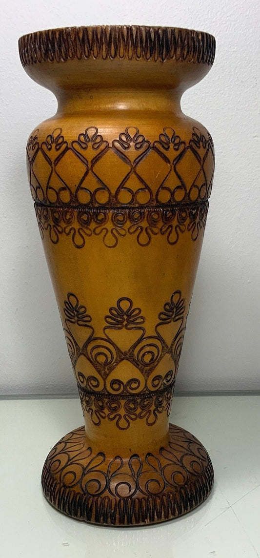 Hand Carved Wooden Vase - HLJ at HomeHand Carved Wooden VaseWoodenHLJ at Home