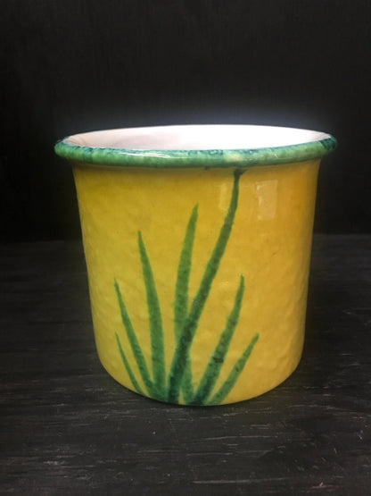 Hand Painted Made In Italy Mushroom Vase