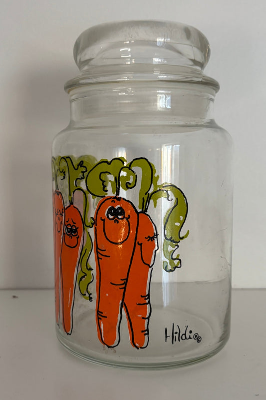 Hildi Anthropomorphic Glass Carrot Jars - HLJ at HomeHildi Anthropomorphic Glass Carrot JarsGlass JarHildi Anthropomorphic