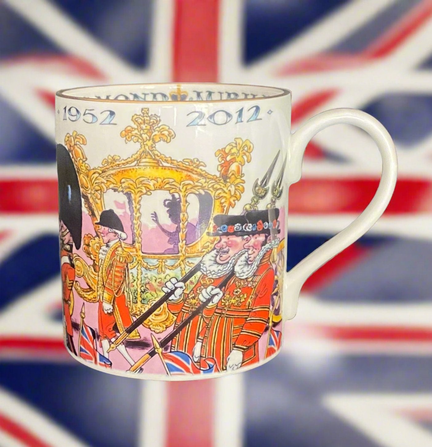 Hudson Middleton Queen Elizabeth Diamond Jubilee Mug - HLJ at HomeHudson Middleton Queen Elizabeth Diamond Jubilee MugMugArklow Pottery