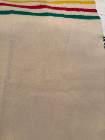 Hudsons Bay Wool Caribou Blanket