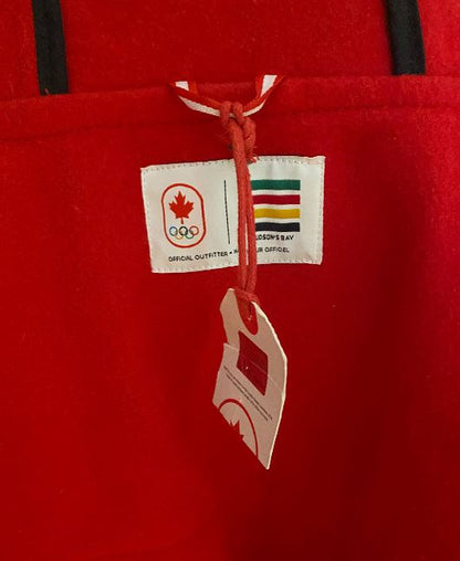 Hudson's Bay Olympics Men’s Red Wool Duffle Coat