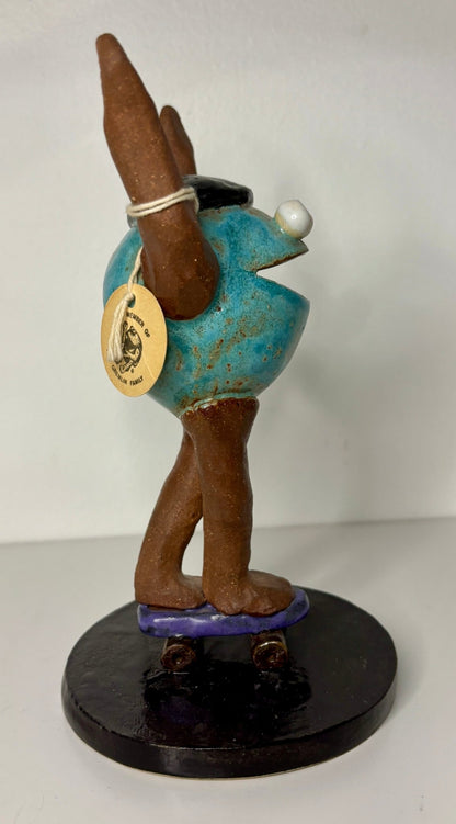 Hunter Vaughan Handmade Skateboarding Gremlin Statuette