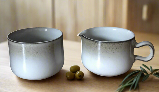 Denby Westbury Creamer and Sugar Bowl Set