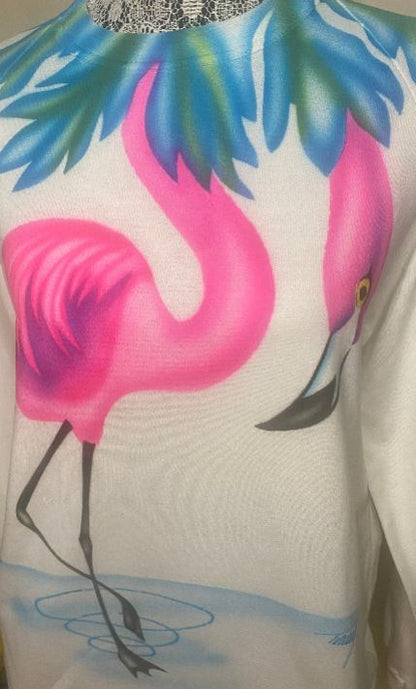 Jam Jams Canada Vintage Pink Flamingo Women’s Sweatshirt