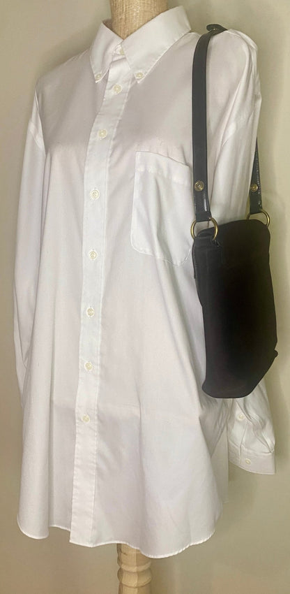 John Hort Brown Suede Purse