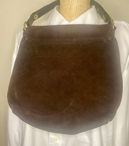John Hort Brown Suede vintage Purse