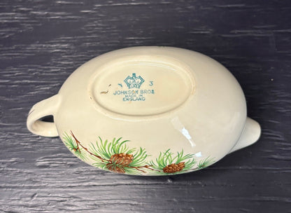 Johnson Brothers Pine Cone Gravy Boat