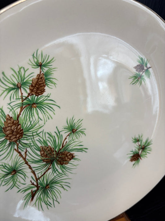 Pine Cone Oval Dinner Plate