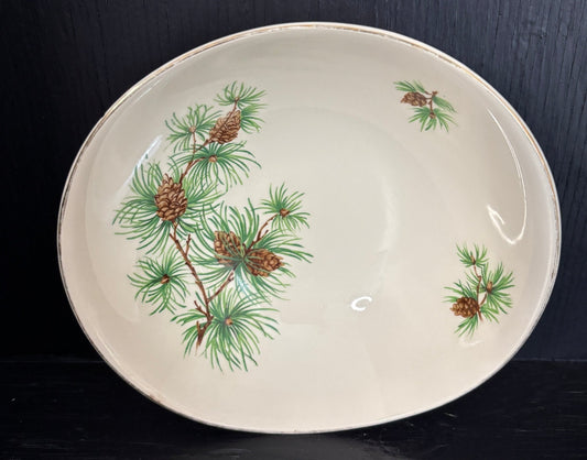 Johnson Brothers Pine Cone Oval Soup Bowl