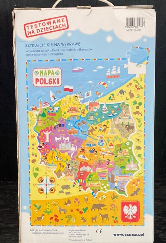 Kids Map of Poland Puzzle - HLJ at HomeKids Map of Poland PuzzleMapsCzu Czu