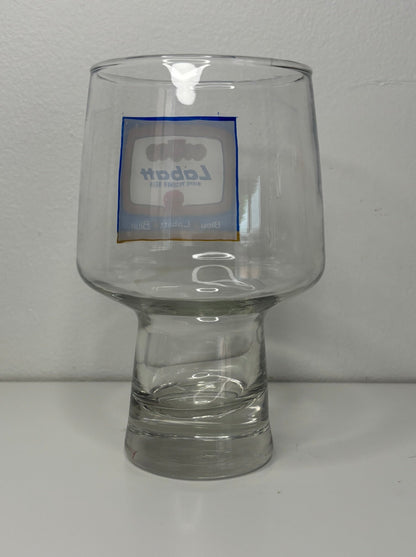 Labatts Blue Pilsner Beer Glass with Labatts Blue logo