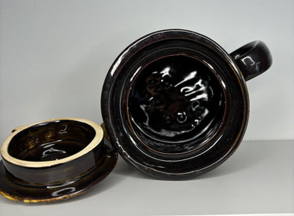 Laurentian Pottery Fat Lava Teapot