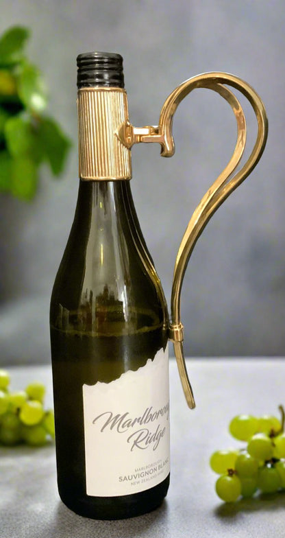Le Grip Brass Wine Bottle Holder