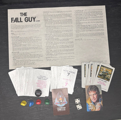 Lee Majors The Fall Guy Board Game