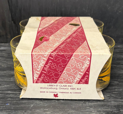 Libbey Golden Wheat Drink Glasses set