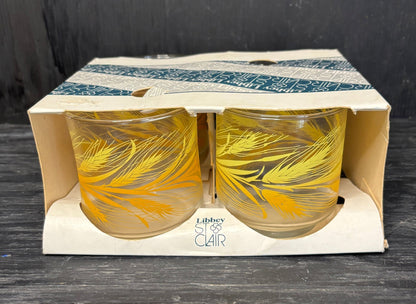 Libbey Golden Wheat Glasses