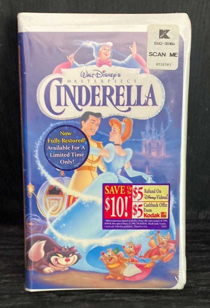 Limited Edition Cinderella VHS Movie New Factory Sealed - HLJ at HomeLimited Edition Cinderella VHS Movie New Factory SealedCinderellaDisney