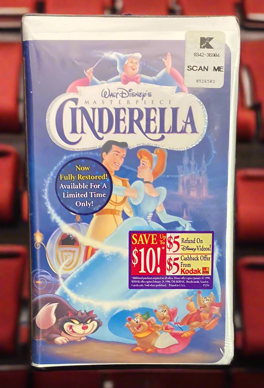 Limited Edition Cinderella VHS Movie New Factory Sealed - HLJ at HomeLimited Edition Cinderella VHS Movie New Factory SealedCinderellaDisney