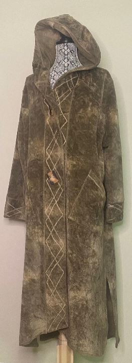 brown long vintage Linda Lundstrom Women’s Coat