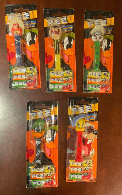 Looney Tunes Back in Action Pez Dispensers New on Cards