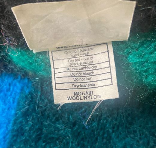Lorraine Laban New Zealand Vintage Mohair Women’s Cardigan Sweater