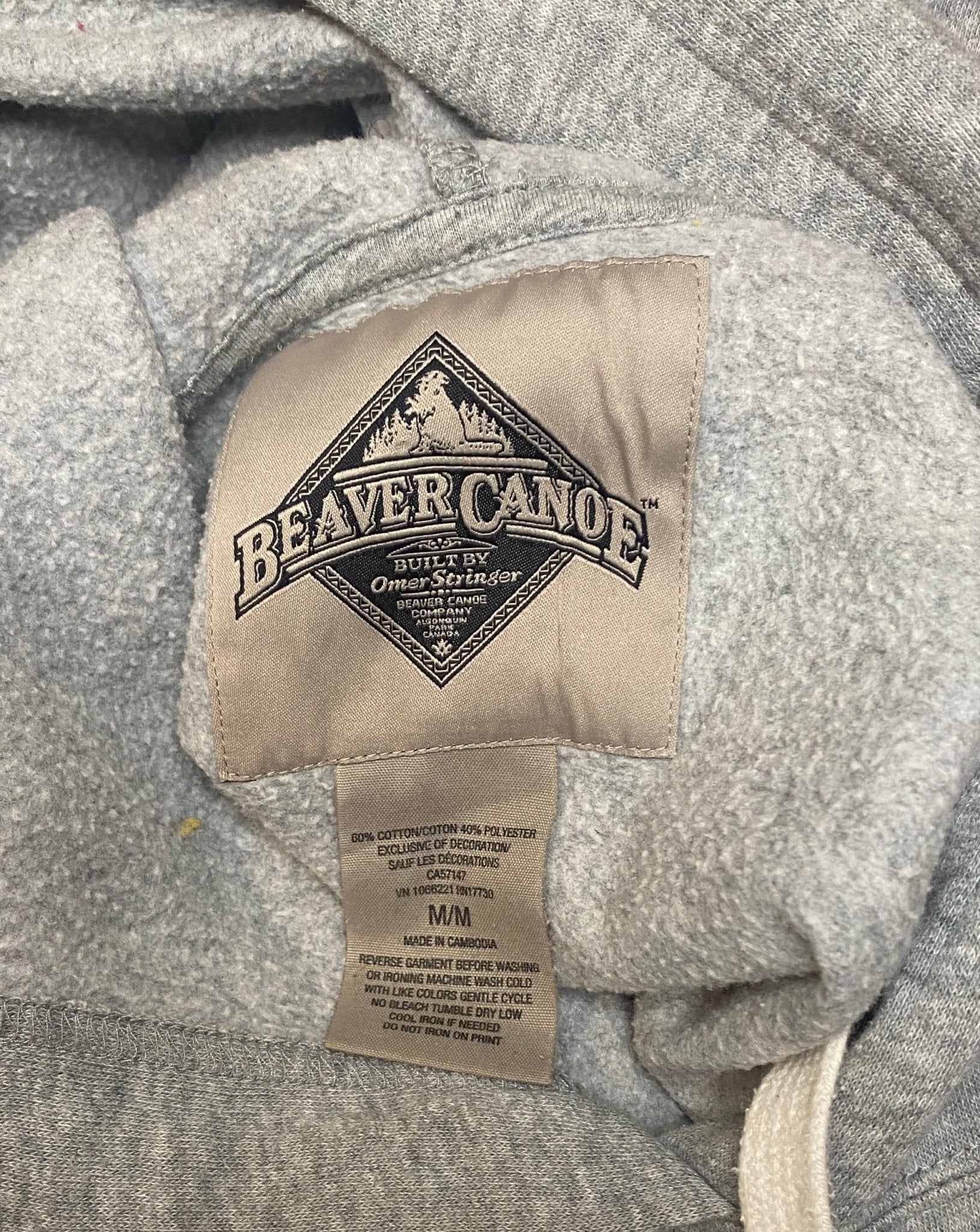 Made in Canada Beaver Canoe Vintage Hoodie Sweatshirt Med - HLJ at HomeMade in Canada Beaver Canoe Vintage Hoodie Sweatshirt MedSweatshirtBeaver Canoe