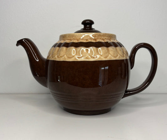 Made in England Brown and Beige Tea Pot