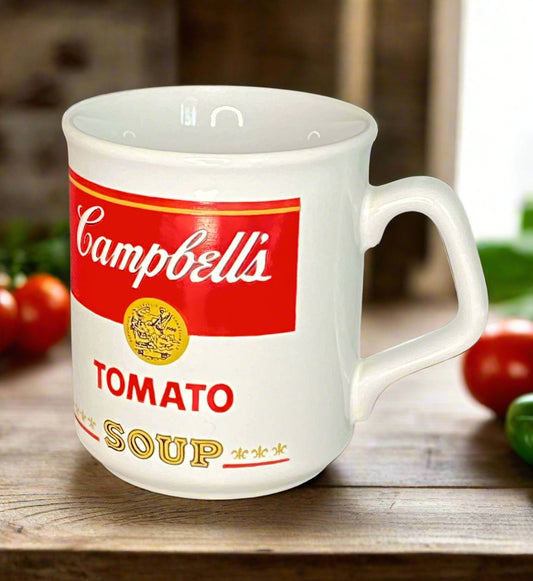 Made in England Vintage Bilingual Campbells Tomato Soup Mug - HLJ at HomeMade in England Vintage Bilingual Campbells Tomato Soup MugMugCampbells Soup